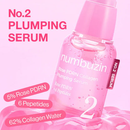 NUMBUZIN No.2 Rose PDRN Collagen Plumping Serum (30ml) – Firming & Hydrating