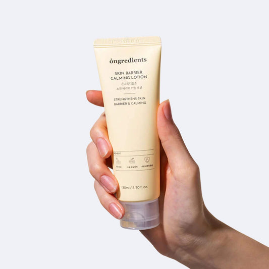 ongredients skin barrier calming lotion 80ml korean soothing moisturizer