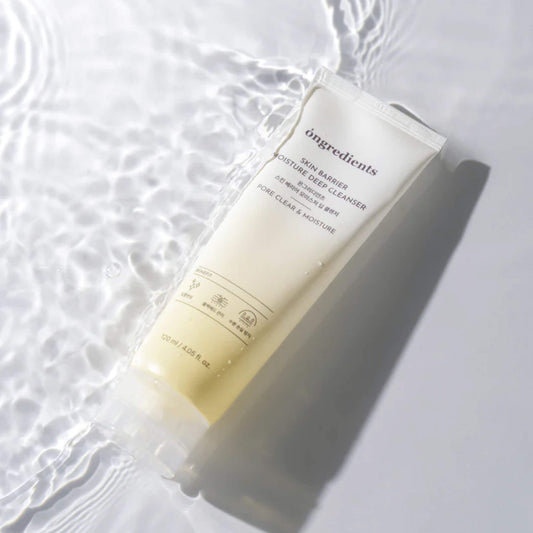 ongredients skin barrier moisture deep cleanser 150ml korean hydrating face wash