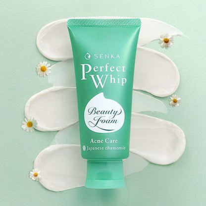 SENKA Perfect Whip Acne Care Cleansing Foam (100g) Pack of 2 – Gentle Acne-Fighting Duo