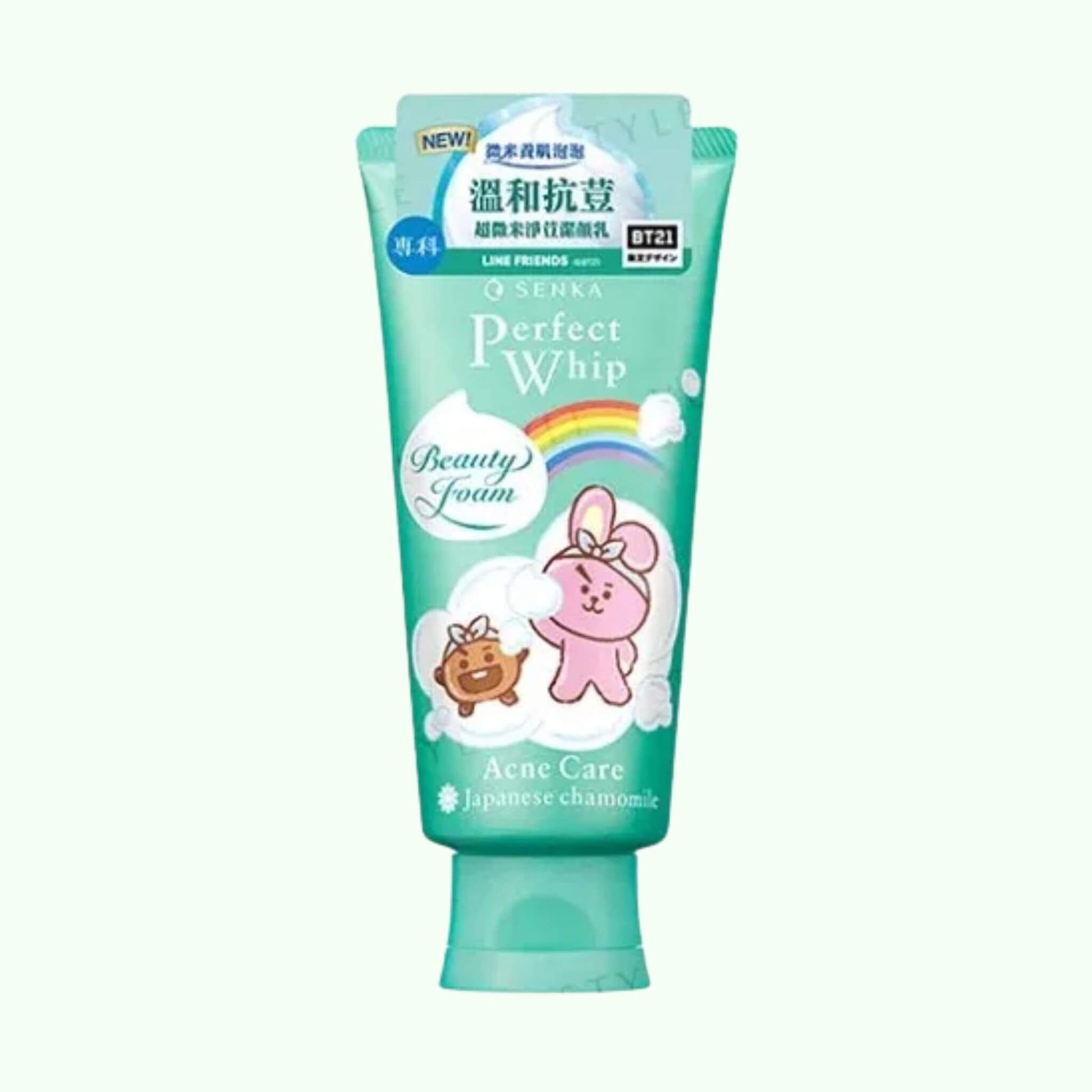 SHISEIDO SENKA x BT21 Perfect Whip Acne Care 120 g Limited Edition Cleanser