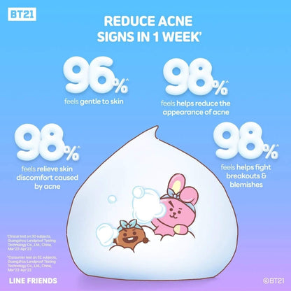 SHISEIDO SENKA x BT21 Perfect Whip Acne Care 120 g Limited Edition Cleanser
