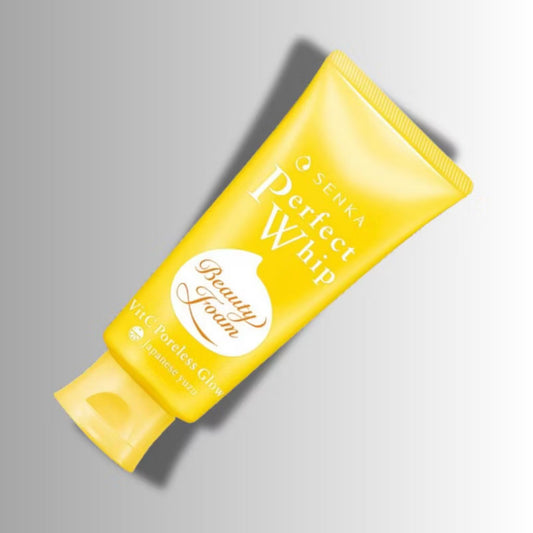 SHISEIDO SENKA Perfect Whip Vitamin C Cleanser – brightening face wash for pore care and radiant glow (100g)