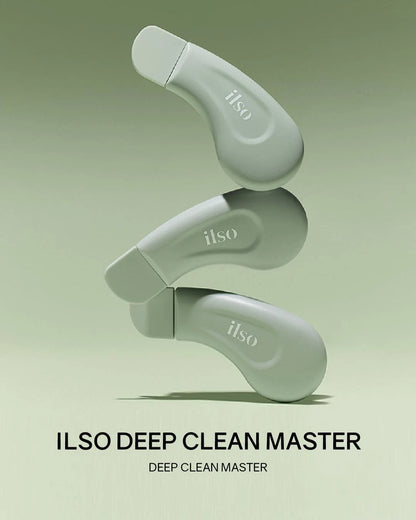 Green 'ilso' deep clean master device on a light green background
