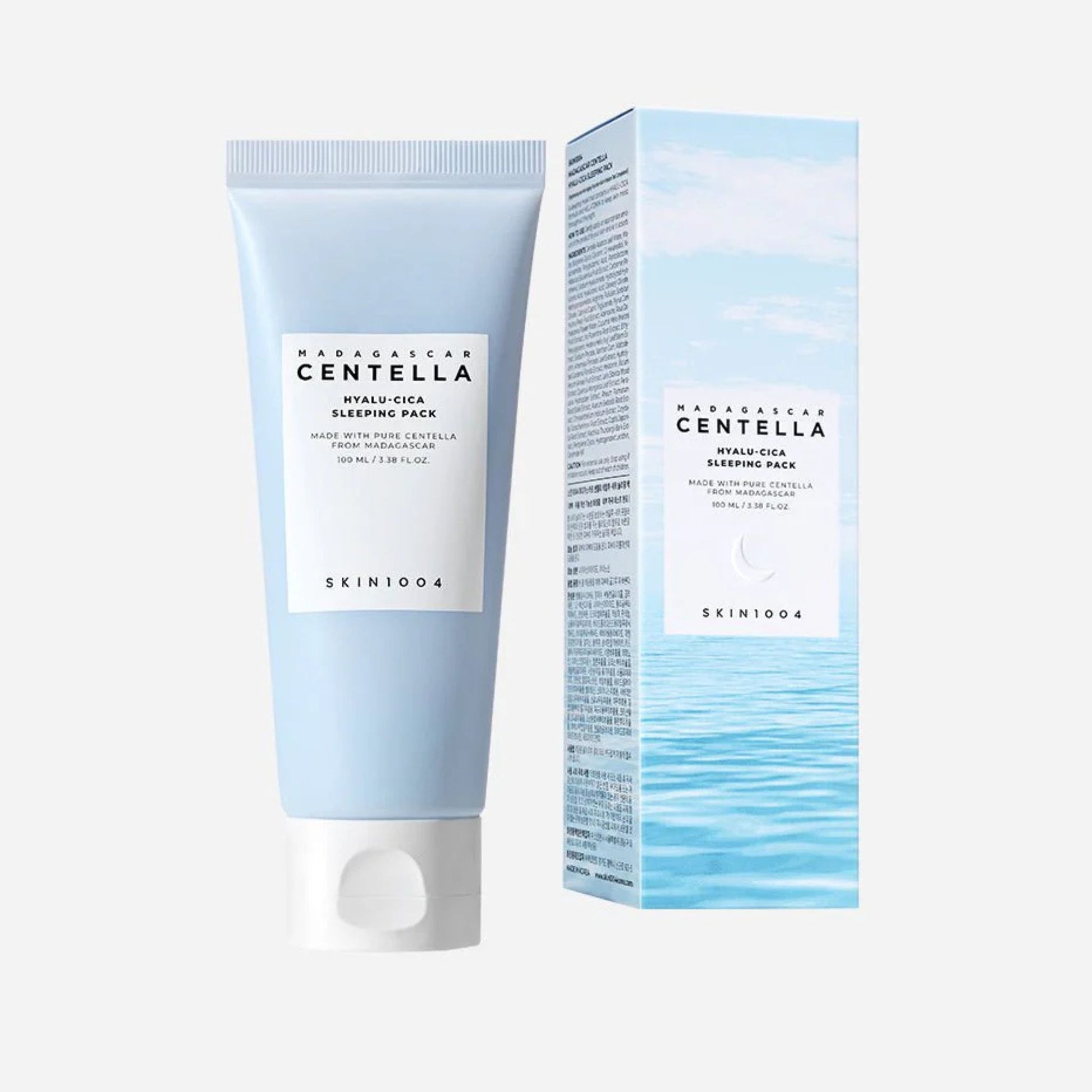 SKIN1004 Madagascan Centella sleeping pack with packaging on a white background
