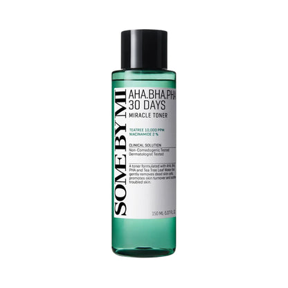 SOME BY MI AHA BHA PHA 30 Days Miracle Toner 150ml bottle front view
