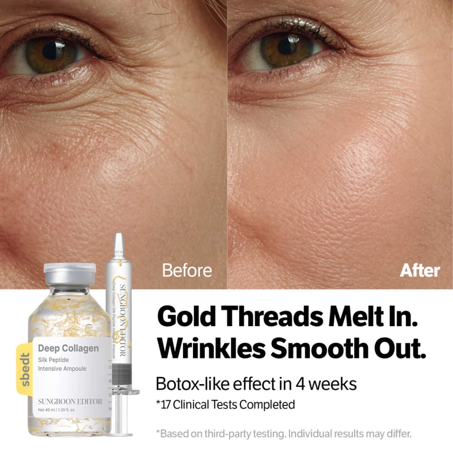 SUNGBOON EDITOR Deep Collagen Silk Peptide Intensive Ampoule (40ml)