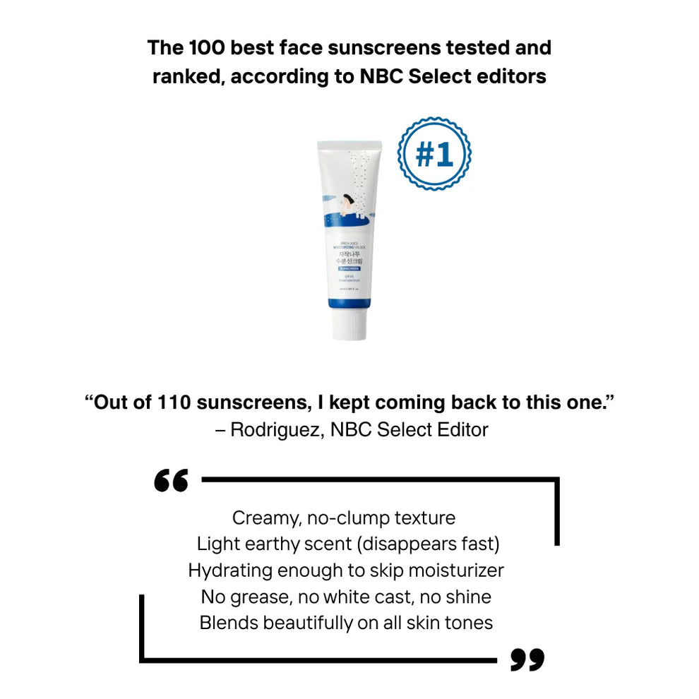 ROUND LAB Birch Moisturizing Sunscreen UV Lock SPF 45+ Broad Spectrum (50ml)