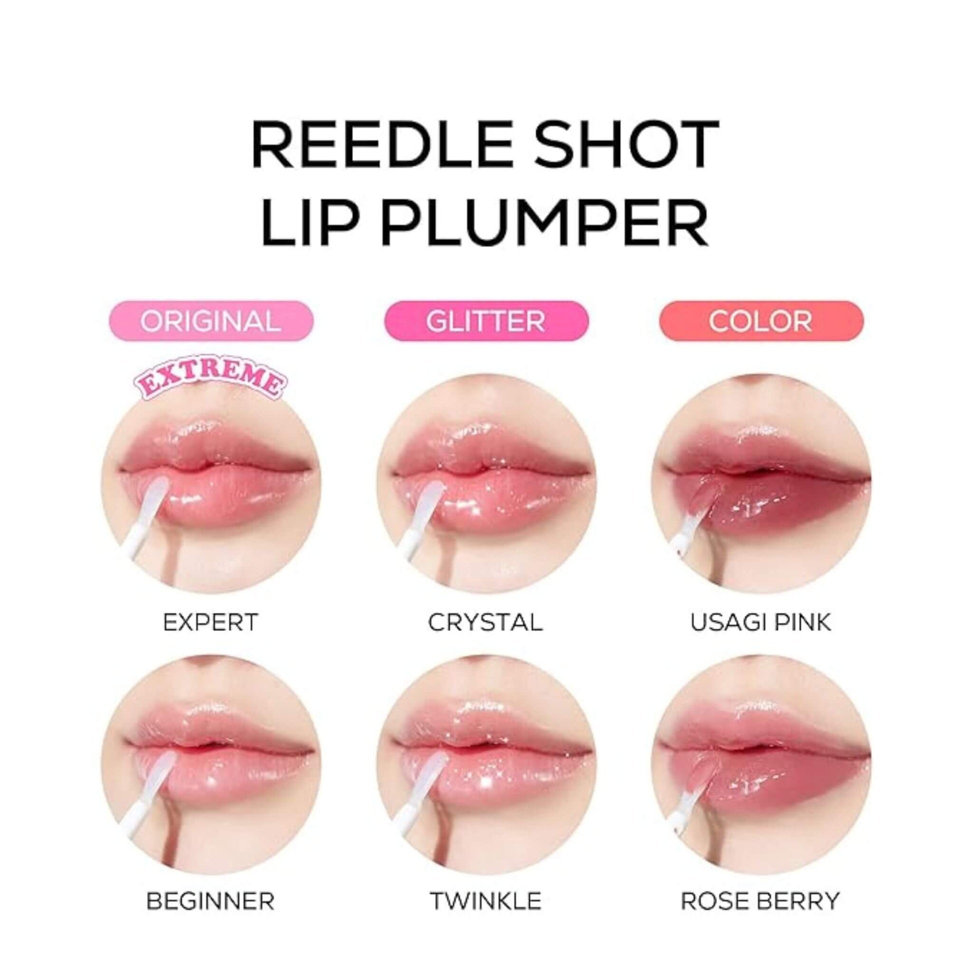 vt reedle shot lip plumper twinkle 4.5g korean glossy volumizing lip plumper